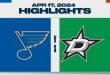NHL Highlights | Blues vs. Stars – April 17, 2024
